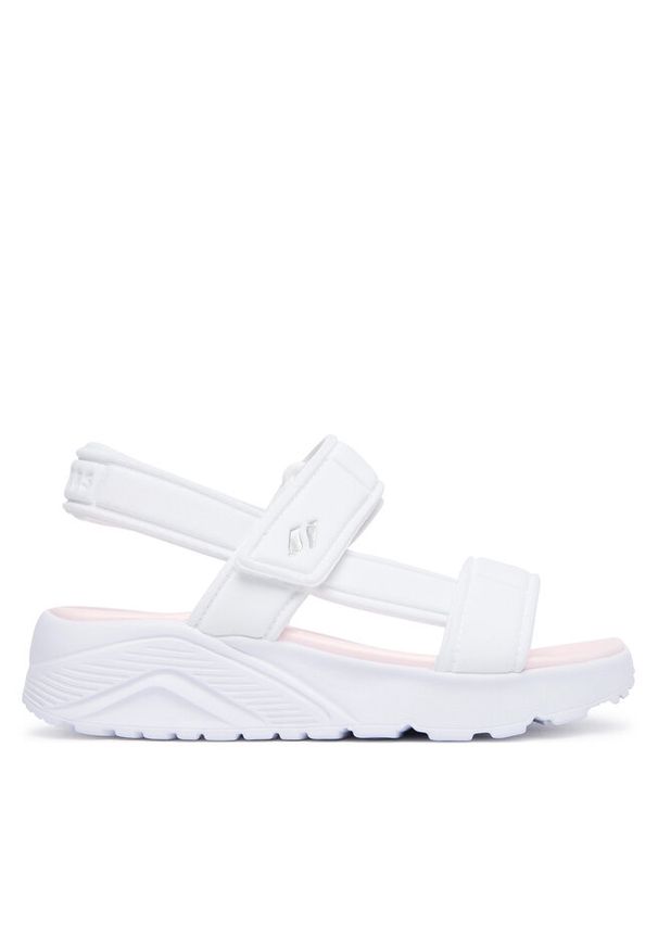 skechers - Sandały Skechers. Kolor: biały. Styl: street