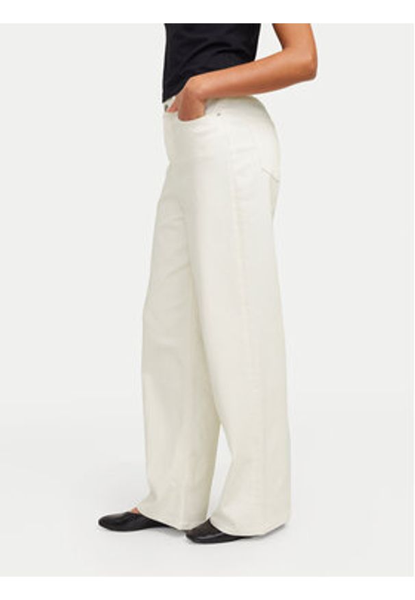 JJXX Jeansy Tokyo 12269078 Écru Wide Leg. Kolor: kremowy