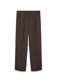 Vero Moda Spodnie materiałowe Sigga 10336315 Brązowy Wide Leg. Kolor: brązowy. Materiał: wiskoza #6