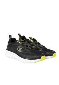 Champion Sneakersy "Foxy" | S21826 | Foxy | Mężczyzna | Czarny, Żółty. Nosek buta: okrągły. Kolor: wielokolorowy, czarny, żółty. Materiał: syntetyk, materiał. Wzór: aplikacja