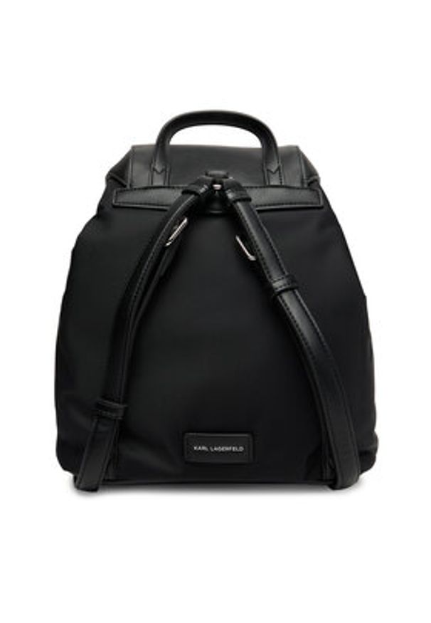 Karl Lagerfeld - KARL LAGERFELD Plecak A3W30027 Czarny. Kolor: czarny. Materiał: skóra