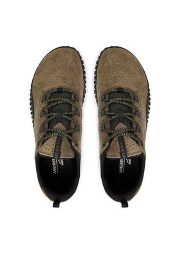 Merrell Trekkingi Wrapt J5006861 Zielony. Kolor: zielony. Materiał: zamsz, skóra. Sport: turystyka piesza