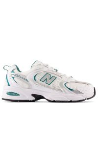 Buty New Balance MR530AB - białe. Kolor: biały. Materiał: tworzywo sztuczne. Szerokość cholewki: normalna. Sezon: lato