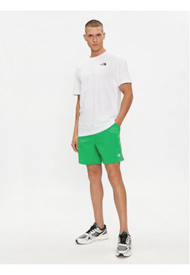 The North Face Szorty sportowe Class V Pathfinder NF0A86QM Zielony Regular Fit. Kolor: zielony. Materiał: syntetyk