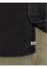 Pepe Jeans Koszula jeansowa PM307490 Czarny Slim Fit. Kolor: czarny. Materiał: bawełna #4