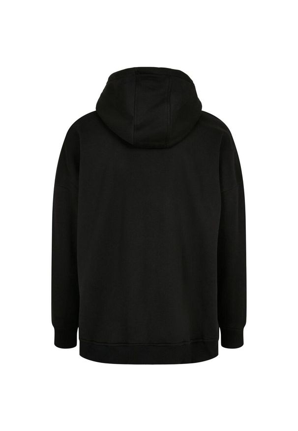 BUILD YOUR BRAND - Bluza Z Kapturem Dla Dorosłych Unisex CutOn. Typ kołnierza: kaptur. Kolor: czarny