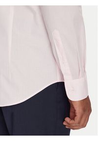 TOMMY HILFIGER - Tommy Hilfiger Koszula MW0MW38347 Różowy Slim Fit. Kolor: różowy. Materiał: bawełna #4
