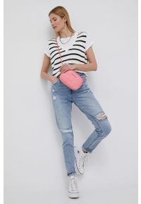 Vero Moda jeansy Joana damskie high waist. Stan: podwyższony. Kolor: niebieski #4
