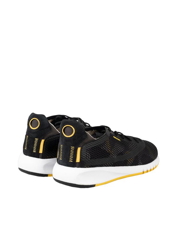Geox Sneakersy "Aerantis D" | U047FD 0002A | Mężczyzna | Czarny, Żółty. Kolor: czarny, żółty, wielokolorowy. Materiał: materiał