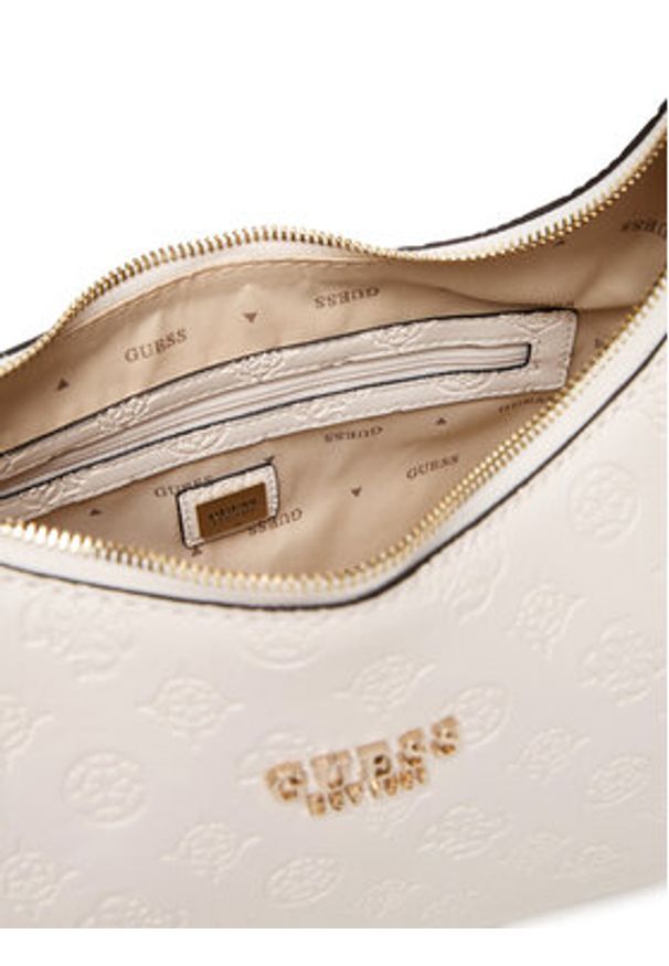 Guess Torebka Phoebe HWPD96 65020 Écru. Kolor: kremowy. Materiał: skórzane