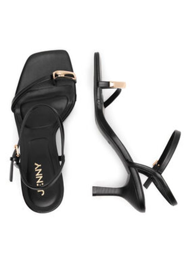 Jenny - JENNY Sandały CD24073-1 Czarny. Kolor: czarny. Materiał: syntetyk, materiał