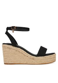 DeeZee Espadryle EA0315-2 Czarny. Kolor: czarny. Materiał: materiał
