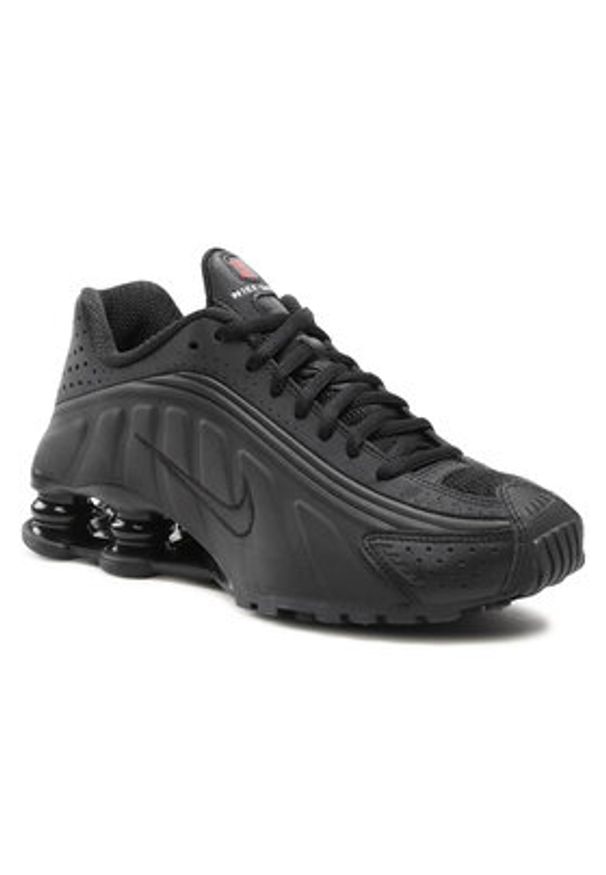 Nike Sneakersy Shox R4 AR3565 004 Czarny. Kolor: czarny. Materiał: materiał