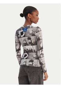 Hugo - HUGO Bluzka Diraluna 50555473 Szary Regular Fit. Kolor: szary. Materiał: wiskoza #5