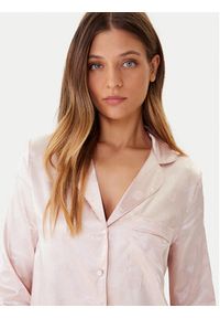 Guess Piżama O5BX05 W4732 Różowy Regular Fit. Kolor: różowy. Materiał: syntetyk