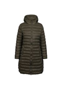 TRESPASS - Kurtka Damska Dorothea Padded Jacket. Kolor: zielony. Materiał: puch. Sport: turystyka piesza #1