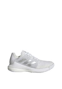 Buty do siatkówki damskie Adidas Crazyflight Shoes. Kolor: szary, biały, wielokolorowy. Materiał: materiał. Sport: siatkówka