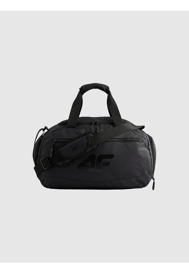 4f - 4F Torba sportowa (25 L) - czarna Uniwersalny. Kolor: czarny. Materiał: syntetyk, materiał, tkanina. Sport: bieganie, fitness