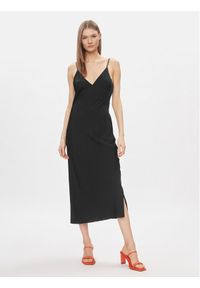 Calvin Klein Sukienka letnia K20K206776 Czarny Regular Fit. Kolor: czarny. Materiał: syntetyk. Sezon: lato #1