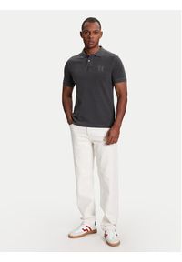 United Colors of Benetton - United Colors Of Benetton Polo 3089U302D Szary Regular Fit. Typ kołnierza: polo. Kolor: szary. Materiał: bawełna