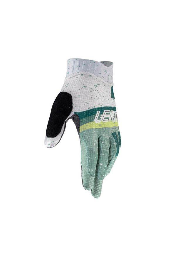 Rękawice rowerowe dziecięce LEATT Glove MTB 1.0 GripR Junior. Kolor: zielony
