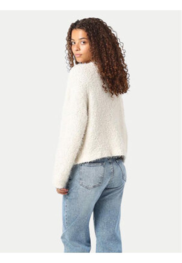 Noisy may - Noisy May Sweter Sassy 27029424 Beżowy Relaxed Fit. Kolor: beżowy. Materiał: syntetyk