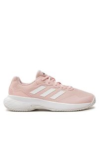 Adidas - adidas Buty do tenisa Gamecourt 2.0 IE1060 Różowy. Kolor: różowy. Materiał: mesh, materiał. Sport: tenis #1