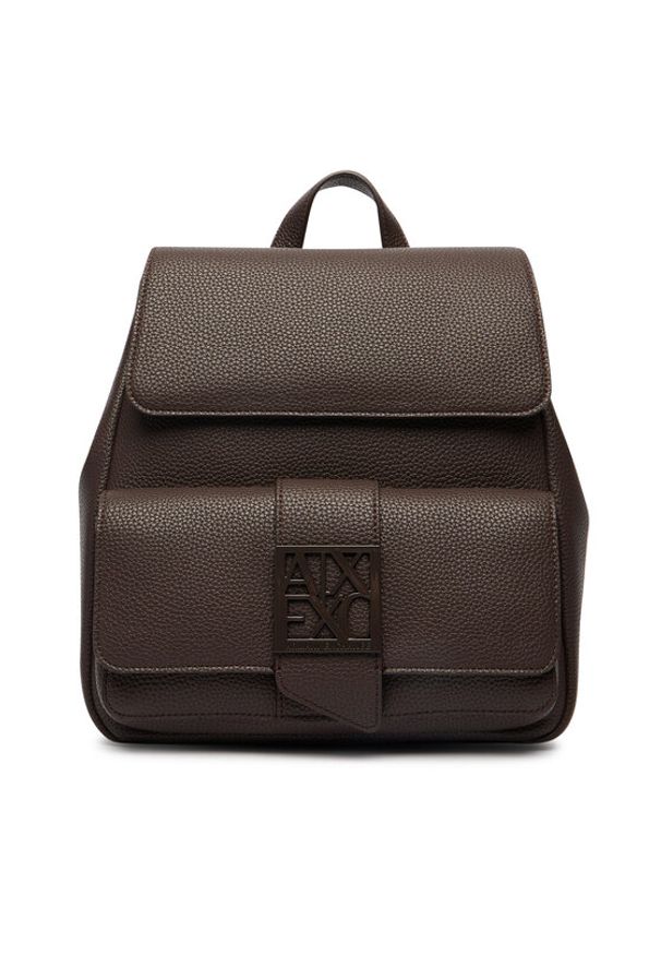 Armani Exchange Plecak XW002591 AF11902 U6018 Brązowy. Kolor: brązowy. Materiał: skóra