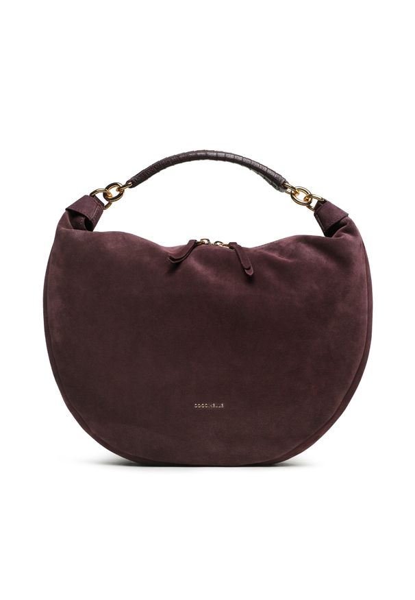 Torebka Coccinelle N5H Coccinelle Melody Suede E1 N5H 13 01 01 Cola/Cola W66. Kolor: fioletowy. Materiał: zamszowe, skórzane