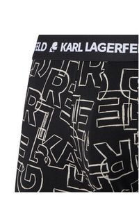Karl Lagerfeld - KARL LAGERFELD Komplet 3 par bokserek A3M47014 Czarny. Kolor: czarny. Materiał: bawełna
