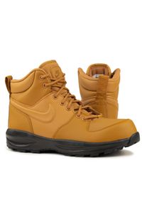 Buty młodzieżowe zimowe Nike MANOA. Kolor: wielokolorowy, beżowy, brązowy. Sezon: zima. Sport: turystyka piesza #1