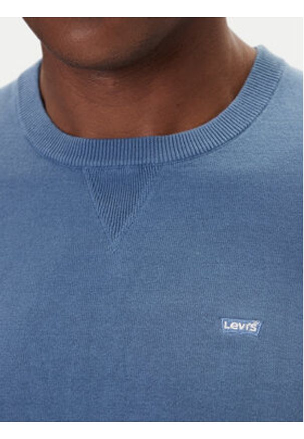 Levi's® Sweter Housemark A7207-0032 Niebieski Regular Fit. Kolor: niebieski. Materiał: bawełna