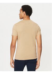 Tommy Jeans T-Shirt Jaspe DM0DM20363 Beżowy Slim Fit. Kolor: beżowy. Materiał: bawełna #2