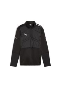 Puma - Młodzieżowa bluza z zamkiem 1/4 individualWinterised PUMA Black. Kolor: czarny. Materiał: dzianina. Sezon: zima #1