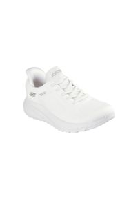 skechers - Buty SKECHERS BOBS SQUAD CHAOS Biały. Kolor: biały. Materiał: materiał, syntetyk, tkanina #1
