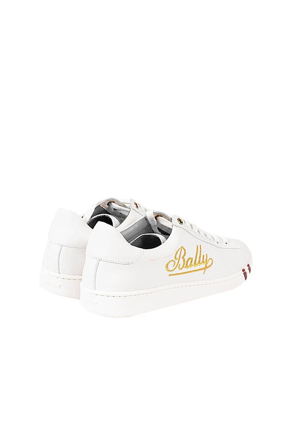 Bally Sneakersy "Wiera" | 6231693 | Wiera | Kobieta | Biały. Kolor: biały. Materiał: skóra. Wzór: aplikacja