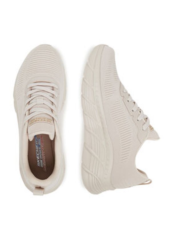 skechers - Skechers Sneakersy BOBS B FLEX HI 117385 OFWT Biały. Kolor: biały. Materiał: materiał