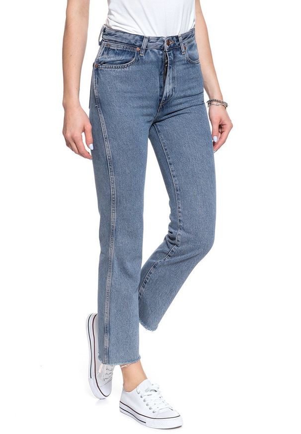 Wrangler - WRANGLER RETRO STRAIGHT CROP SUNSET BLUE W27YGF26R 112128214. Styl: retro