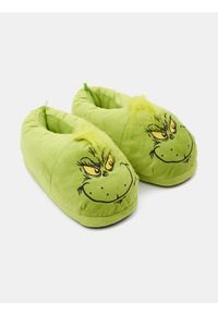Sinsay - Ciepłe kapcie z motywem świątecznym Grinch - zielony. Kolor: zielony. Styl: wizytowy #1