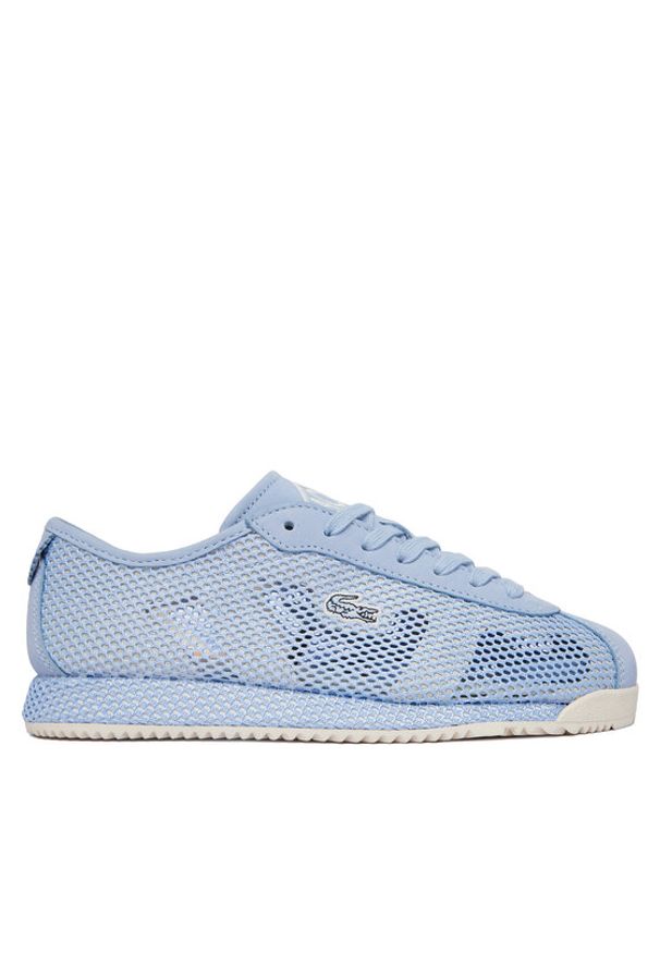 Lacoste Sneakersy Club-Low 51SFA0155 Niebieski jasny. Kolor: niebieski. Materiał: materiał