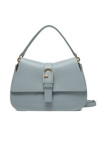 Furla Torebka Flow WB00996 BX2045 55000 Szary. Kolor: szary. Materiał: skórzane