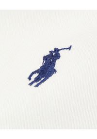 Ralph Lauren - RALPH LAUREN - Bawełniana kurtka chino. Typ kołnierza: polo. Kolor: biały. Materiał: bawełna. Wzór: haft. Styl: elegancki #4