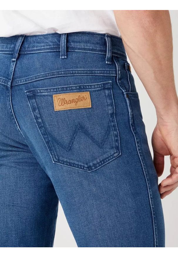 Wrangler - WRANGLER TEXAS MĘSKIE SPODNIE JEANSOWE JEANSY ARIES BLUE W121AG42A 112329007