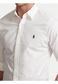 Polo Ralph Lauren Koszula Classics 710736557 Biały Slim Fit. Typ kołnierza: polo. Kolor: biały. Materiał: bawełna #1