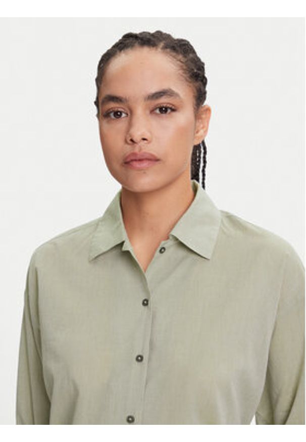 Marc O'Polo Koszula 506 0995 42061 Zielony Relaxed Fit. Typ kołnierza: polo. Kolor: zielony. Materiał: bawełna