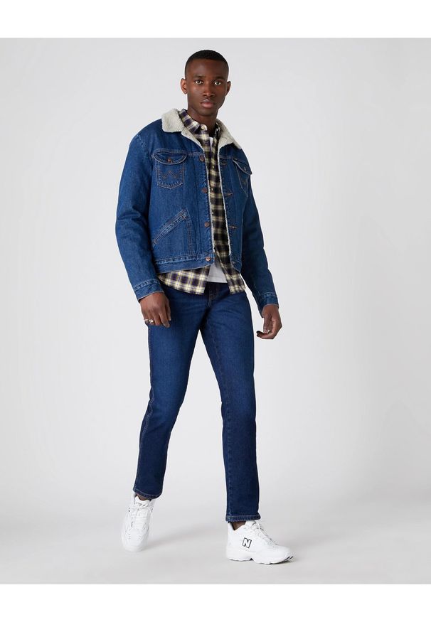Wrangler - WRANGLER LS WESTERN SHIRT MĘSKA KOSZULA NAVY W5A0B3114 112129935