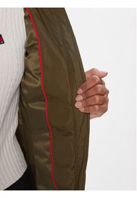 Tommy Jeans Kurtka puchowa Essential DW0DW09060 Khaki Slim Fit. Kolor: brązowy. Materiał: syntetyk #8