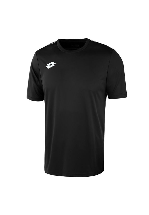 Koszulka piłkarska dla dorosłych LOTTO DELTA PL. Kolor: czarny. Sport: piłka nożna