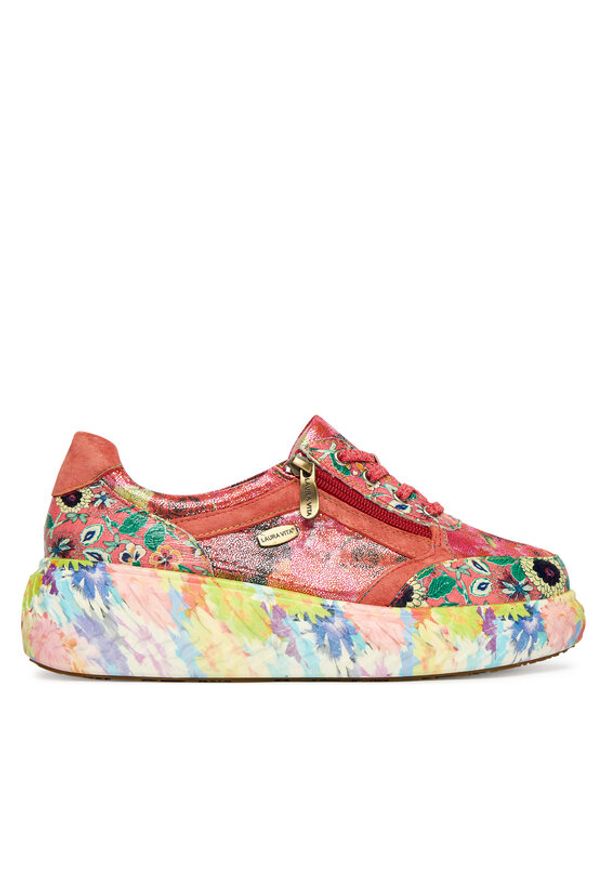 Laura Vita Sneakersy Sodao 51 Czerwony. Kolor: czerwony. Materiał: skóra