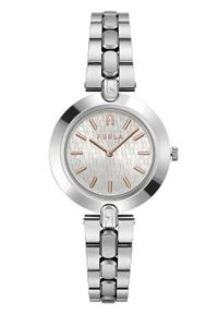 Furla - Zegarek WW00002005L1. Kolor: srebrny. Materiał: materiał